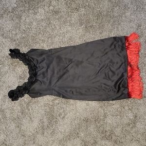Black flapper dress